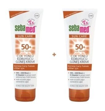 Sebamed Sun Care 50 Faktör Tüm Ciltler İçin Leke Karşıtı Nemlendirici Yağsız Suya Dayanıklı Yüz ve Vücut Güneş Kremi 75 ml