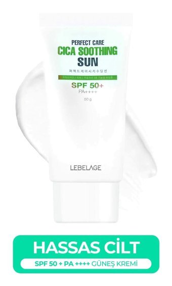 Lebelage 50 Faktör Tüm Ciltler İçin Nemlendirici Suya Dayanıklı Yüz Güneş Kremi 50 ml