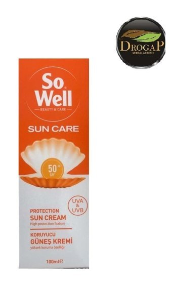 Sowell 50 Faktör Tüm Ciltler İçin Leke Karşıtı Nemlendirici Yağsız Suya Dayanıklı Yüz ve Vücut Güneş Kremi 100 ml