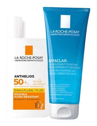 La Roche Posay Shaka Fluıde 50 Faktör Yağlı Ciltler İçin Leke Karşıtı Nemlendirici Yağsız Suya Dayanıklı Yüz Ve Vücut Güneş Kremi 50 ml