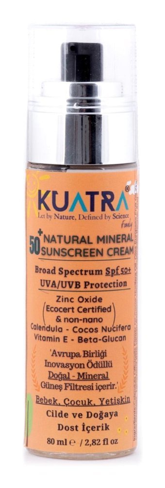 Kuatra 50 Faktör Tüm Ciltler İçin Nemlendirici Suya Dayanıklı Yüz Güneş Kremi 50 ml