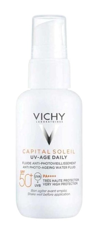Vichy 50 Faktör Tüm Ciltler İçin Nemlendirici Suya Dayanıklı Yüz Güneş Kremi 40 ml