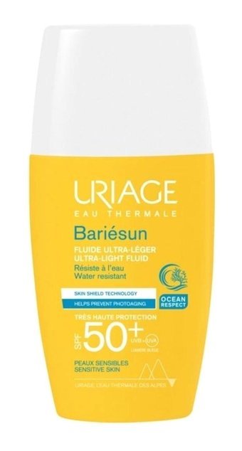 Uriage Ultra Light Fluid 50 Faktör Hassas Ciltler İçin Nemlendirici Suya Dayanıklı Yüz Güneş Kremi 30 ml