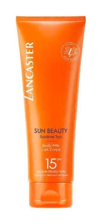 Lancaster Sun Beauty Sublime 50 Faktör Tüm Ciltler İçin Nemlendirici Suya Dayanıklı Vücut Güneş Sütü 250 ml