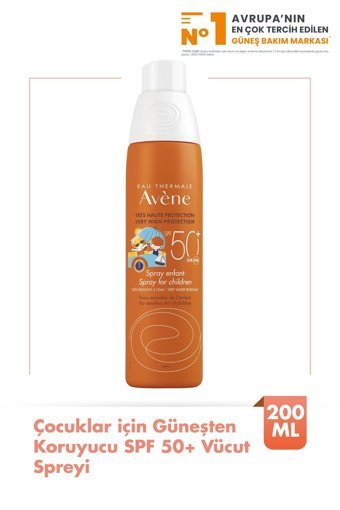Avene 50 Faktör Tüm Ciltler İçin Leke Karşıtı Nemlendirici Yağsız Suya Dayanıklı Yüz ve Vücut Güneş Kremi 200 ml