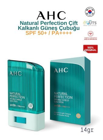 Ahc Stick 50 Faktör Tüm Ciltler İçin Leke Karşıtı Nemlendirici Yağsız Suya Dayanıklı Yüz ve Vücut Güneş Kremi 50 ml