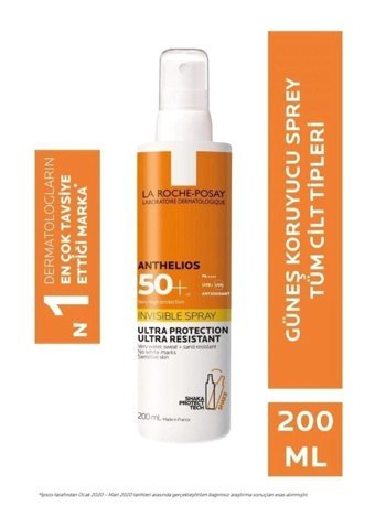 La Roche Posay Body 50 Faktör Hassas Ciltler İçin Leke Karşıtı Nemlendirici Yağsız Suya Dayanıklı Yüz ve Vücut Güneş Kremi 200 ml