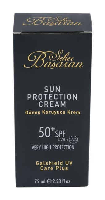 Seher Başaran 50 Faktör Tüm Ciltler İçin Nemlendirici Suya Dayanıklı Yüz Güneş Kremi 50 ml