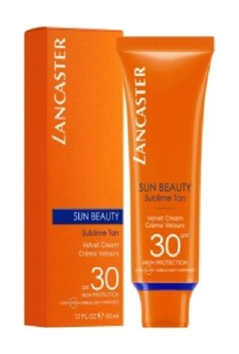 Lancaster Sun 50 Faktör Tüm Ciltler İçin Leke Karşıtı Nemlendirici Yağsız Suya Dayanıklı Yüz ve Vücut Güneş Kremi 50 ml