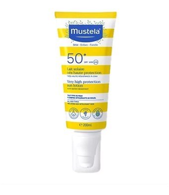 Mustela Very High Protection 50 Faktör Tüm Ciltler İçin Nemlendirici Suya Dayanıklı Yüz Güneş Kremi 50 ml