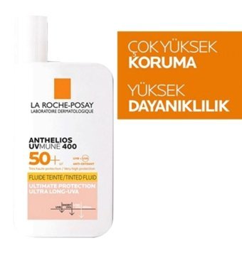 La Roche Posay Anthelios Renkli 50 Faktör Tüm Ciltler İçin Nemlendirici Kapatıcılı Suya Dayanıklı Yüz Güneş Kremi 40 ml