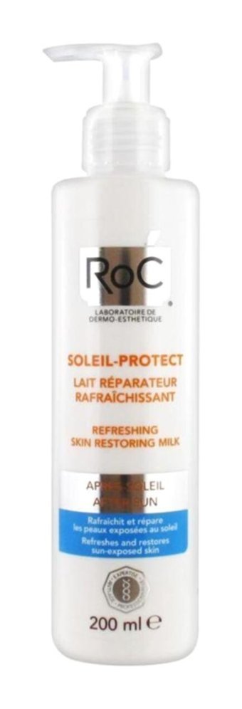 Roc Sun 50 Faktör Tüm Ciltler İçin Leke Karşıtı Nemlendirici Yağsız Suya Dayanıklı Yüz ve Vücut Güneş Kremi 200 ml