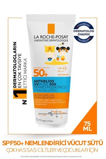 La Roche Posay Anthelios 50 Faktör Tüm Ciltler İçin Nemlendirici Suya Dayanıklı Vücut Güneş Kremi 40 ml