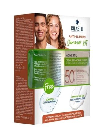 Rilastil 50 Faktör Tüm Ciltler İçin Leke Karşıtı Nemlendirici Yağsız Suya Dayanıklı Yüz Güneş Kremi 50 ml