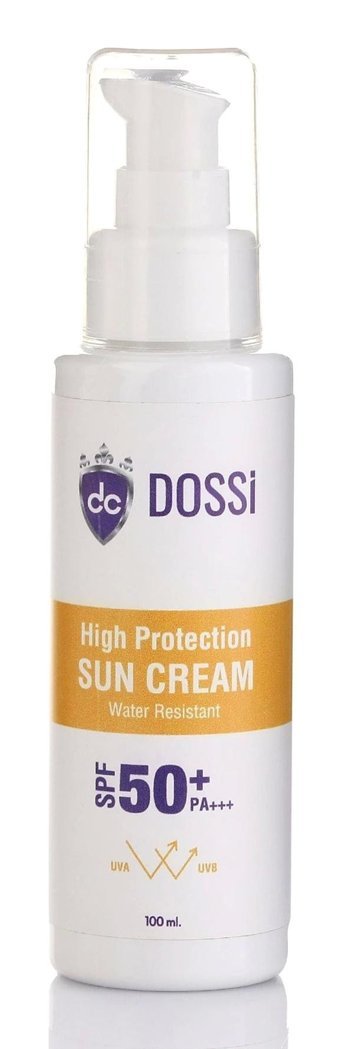 Dossi 50 Faktör Tüm Ciltler İçin Leke Karşıtı Nemlendirici Yağsız Suya Dayanıklı Yüz Güneş Kremi 50 ml