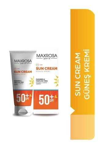 Dermokil Maxrosa Paris 50 Faktör Tüm Ciltler İçin Nemlendirici Suya Dayanıklı Yüz Güneş Kremi 60 ml