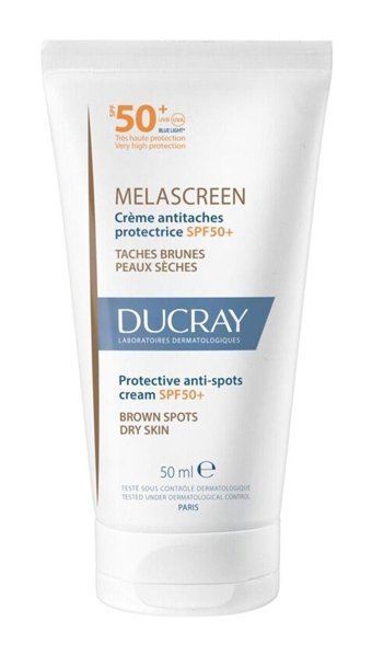 Ducray 50 Faktör Tüm Ciltler İçin Leke Karşıtı Nemlendirici Suya Dayanıklı Yüz Güneş Kremi 40 ml