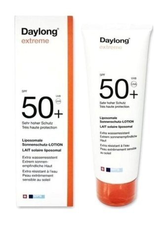 Daylong 50 Faktör Tüm Ciltler İçin Nemlendirici Suya Dayanıklı Yüz Güneş Losyonu 100 ml