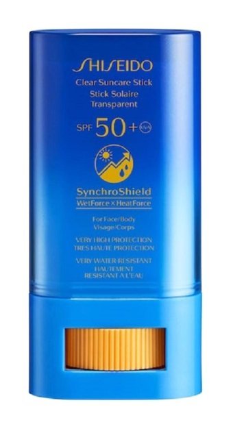 Shiseido Suncare Stick 50 Faktör Tüm Ciltler İçin Leke Karşıtı Nemlendirici Yağsız Suya Dayanıklı Yüz ve Vücut Güneş Kremi 50 ml