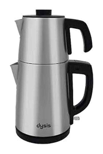 Dysis DK 5101 Çelik Demlikli 1600 W Işıklı Çelik Gövdeli Beyaz Retro Çay Makinesi