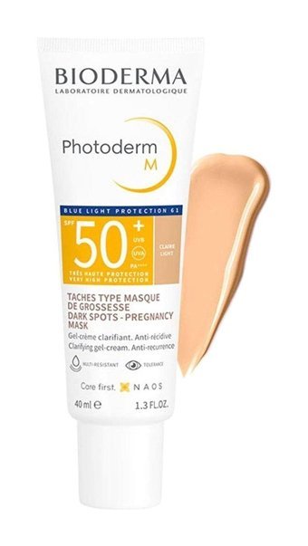 Bioderma Photoderm M 50 Faktör Tüm Ciltler İçin Leke Karşıtı Nemlendirici Yağsız Suya Dayanıklı Yüz ve Vücut Güneş Kremi 40 ml