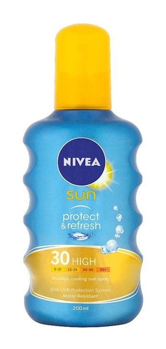 Nivea Protect 30 Faktör Tüm Ciltler İçin Leke Karşıtı Nemlendirici Yağsız Suya Dayanıklı Yüz ve Vücut Güneş Kremi 200 ml