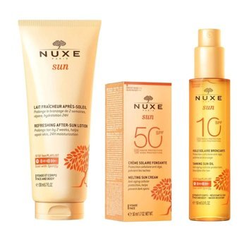 Nuxe 50 Faktör Tüm Ciltler İçin Nemlendirici Suya Dayanıklı Yüz ve Vücut Güneş Losyonu 50 ml