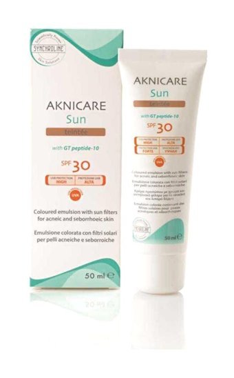 Synchroline Renkli 30 Faktör Tüm Ciltler İçin Leke Karşıtı Nemlendirici Yağsız Suya Dayanıklı Yüz ve Vücut Güneş Kremi 50 ml