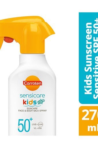 Carroten 50 Faktör Tüm Ciltler İçin Nemlendirici Suya Dayanıklı Yüz ve Vücut Güneş Kremi 270 ml