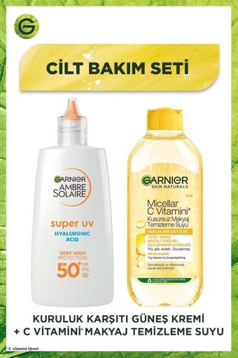 Garnier 50 Faktör Tüm Ciltler İçin Leke Karşıtı Nemlendirici Yağsız Suya Dayanıklı Yüz Güneş Kremi 50 ml
