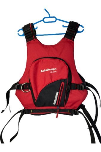 Aquateks 150 Newton Sertifikalı Profesyonel Yetişkin Kırmızı Can Yeleği