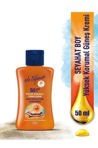 Eda Taşpınar 50 Faktör Tüm Ciltler İçin Nemlendirici Suya Dayanıklı Yüz Güneş Kremi 50 ml