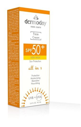 Dermoday 50 Faktör Tüm Ciltler İçin Nemlendirici Suya Dayanıklı Yüz ve Vücut Güneş Kremi 50 ml