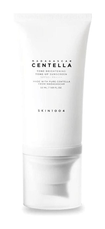 Skin1004 50 Faktör Tüm Ciltler İçin Leke Karşıtı Nemlendirici Yağsız Suya Dayanıklı Yüz ve Vücut Güneş Kremi 100 ml