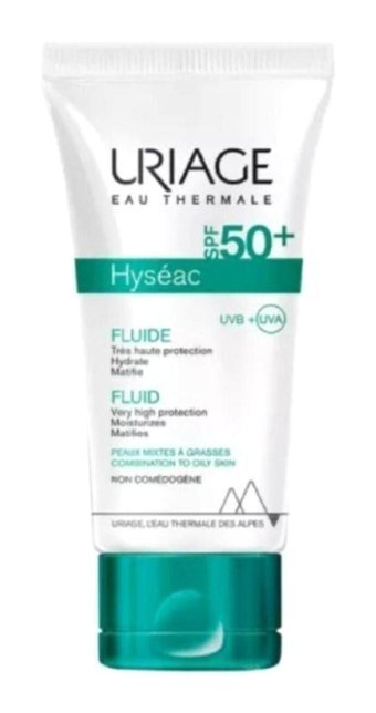 Uriage Eau Thermale 50 Faktör Tüm Ciltler İçin Leke Karşıtı Nemlendirici Yağsız Suya Dayanıklı Yüz ve Vücut Güneş Kremi 50 ml