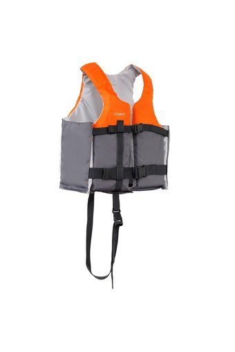 Decathlon 70 Newton Sertifikalı Yetişkin Gri - Turuncu Can Yeleği