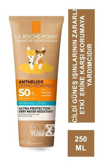 La Roche Posay 50 Faktör Tüm Ciltler İçin Nemlendirici Suya Dayanıklı Yüz ve Vücut Güneş Kremi 250 ml