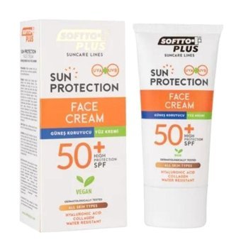 Softto Plus 50 Faktör Tüm Ciltler İçin Nemlendirici Suya Dayanıklı Yüz ve Vücut Güneş Kremi 50 ml