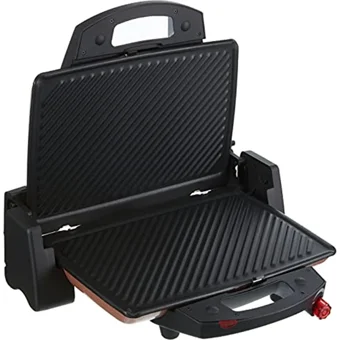 Fakir Grace 8682511900264 Grace 4 Dilim Alüminyum Çıkartılabilir Plaka Tek Yönlü 1000 W Izgaralı Rose Tost Makinesi