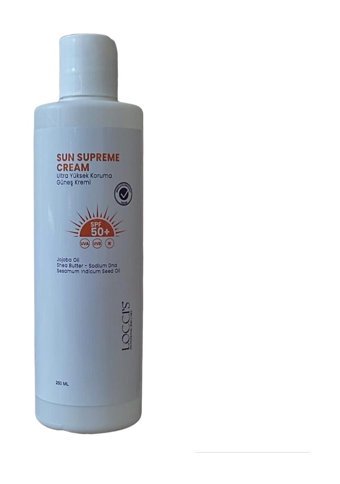 Loccis 50 Faktör Tüm Ciltler İçin Nemlendirici Suya Dayanıklı Yüz Güneş Kremi 250 ml