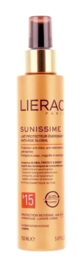 Lierac Sun 50 Faktör Tüm Ciltler İçin Leke Karşıtı Nemlendirici Yağsız Suya Dayanıklı Yüz ve Vücut Güneş Kremi 50 ml