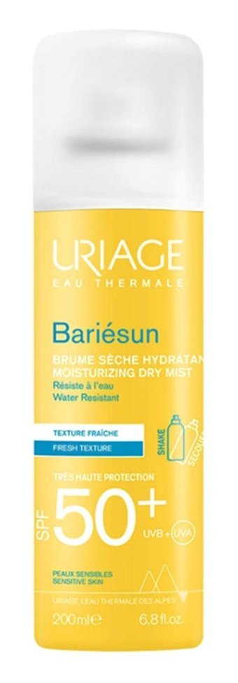 Uriage Bariesun Dry Mist 50 Faktör Tüm Ciltler İçin Nemlendirici Suya Dayanıklı Yüz ve Vücut Güneş Kremi 200 ml