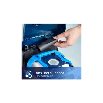 Philips 3000 Series 900 W Yatay Hepa Filtreli Toz Torbalı Süpürge Mavi