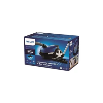 Philips 3000 Series 900 W Yatay Hepa Filtreli Toz Torbalı Süpürge Mavi