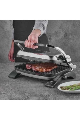 Korkmaz Fma01894-05 tostkolik 6 Dilim Granit Çıkartılabilir Plaka Tek Yönlü 1800 W Izgaralı inox Tost Makinesi
