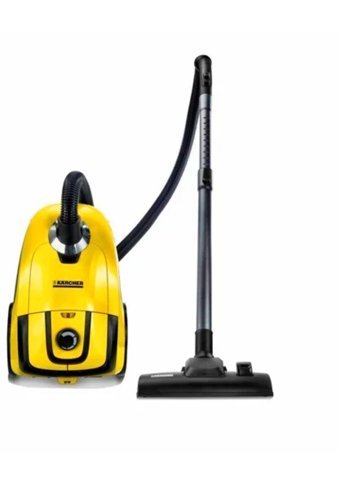 Karcher VC 2 700 W Yatay Hepa Filtreli Toz Torbalı Süpürge Sarı