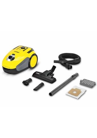 Karcher VC 2 700 W Yatay Hepa Filtreli Toz Torbalı Süpürge Sarı