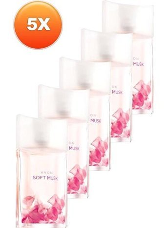 Avon Soft Musk EDT Yasemin-Ylang Ylang Kadın Parfüm 5x50 ml