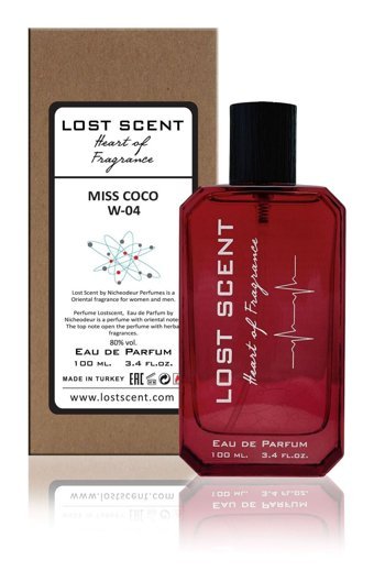 Lost Scent Lost Scent W04 Coco Modomisel Edp 100 ml Kadın Parfüm EDP Çiçeksi-Meyvemsi Kadın Parfüm 100 ml