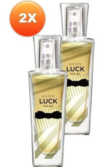 Avon Luck EDP Çiçeksi-Meyvemsi-Oryantal Kadın Parfüm 2x30 ml